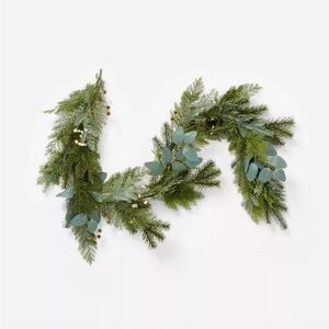 Mixed Green Holiday Artificial Garland - Threshold™ designed with Studio mcgee